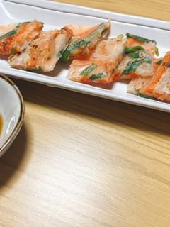 米粉でもちもちキムチチヂミ-レシピのメイン写真