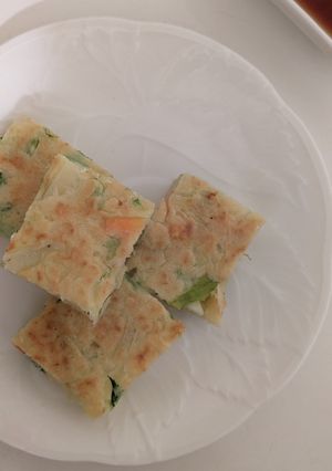 米粉でもっちりチヂミ-レシピのメイン写真