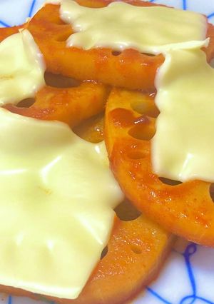 ピリ辛！れんこんチーズ！-レシピのメイン写真