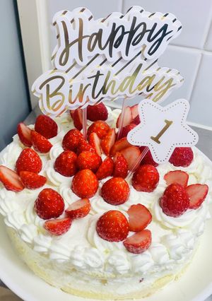 1歳からのバースデーケーキ-レシピのメイン写真