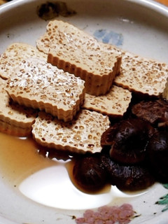 こも豆腐と椎茸の煮物-レシピのメイン写真
