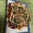 米粉活用のモチ、サクお好み焼き