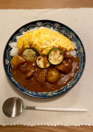 ポークオムカレー-レシピのメイン写真