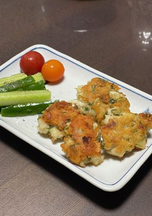 大葉とチーズで鶏胸肉のナゲット♪-レシピのメイン写真