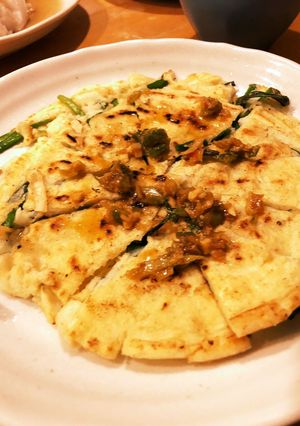 米粉でモチモチニラチヂミ-レシピのメイン写真