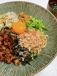 まぜそば-レシピのメイン写真