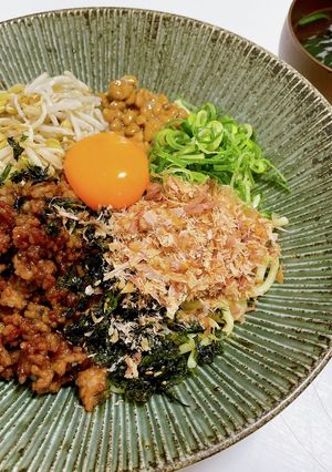 まぜそば-レシピのメイン写真