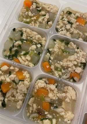 離乳食後期(野菜たっぷり鶏大根あんかけ)-レシピのメイン写真
