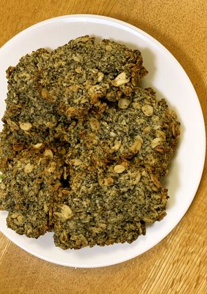 米粉で作る黒胡麻オートミールクッキー-レシピのメイン写真