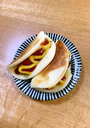 米粉で作るパンケーキホットドック-レシピのメイン写真