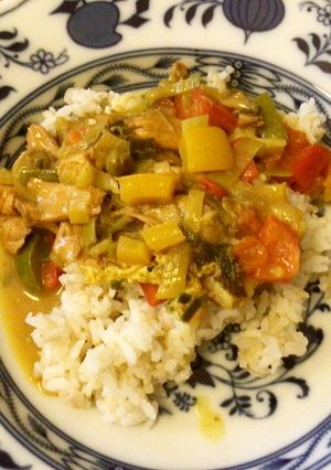 細かく切った野菜でカレー-レシピのメイン写真