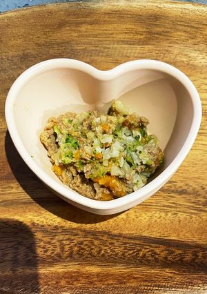 ミックス野菜と鶏レバー　離乳食　冷凍保存-レシピのメイン写真