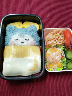 おねんねカビゴン弁当☆ポケモンキャラ弁-レシピのメイン写真