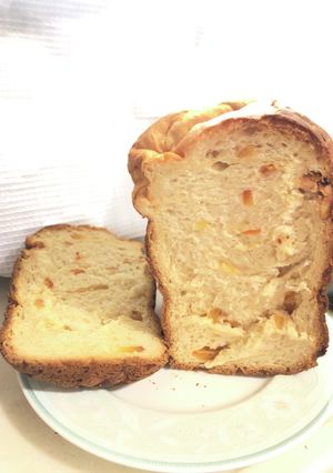 HB米粉活用　ふわもち　オレンジ食パン-レシピのメイン写真