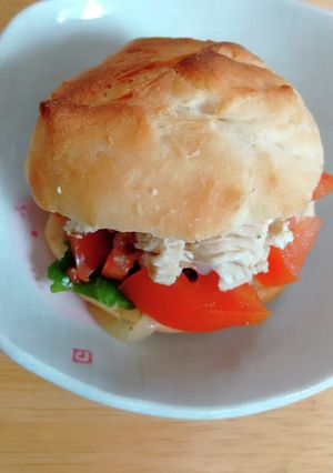 米粉パンのバンズ-レシピのメイン写真