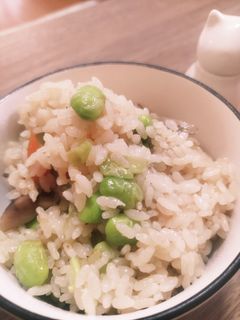 春色枝豆炊き込みご飯-レシピのメイン写真