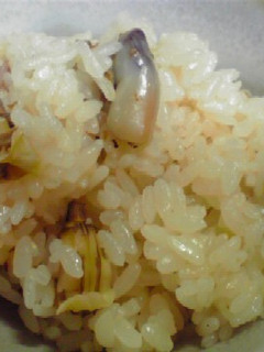マテ貝の炊き込みご飯-レシピのメイン写真