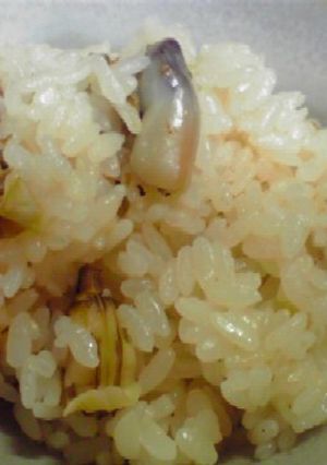 マテ貝の炊き込みご飯-レシピのメイン写真