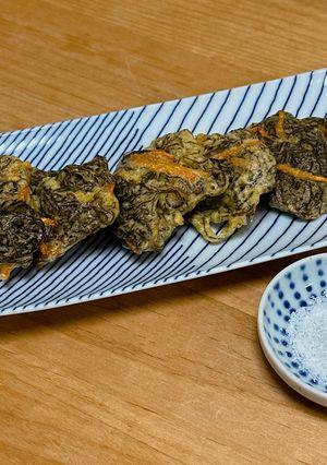 米粉で作るもずくの天ぷら-レシピのメイン写真