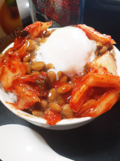朝から幸せ♡納豆キムチご飯-レシピのメイン写真