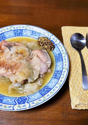 手順は簡単！鶏もも肉の無水バター煮-レシピのメイン写真
