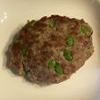 簡単、米粉入り枝豆ポークバーグ。