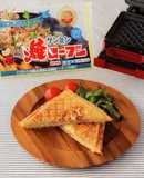 冷凍焼ビーフンで簡単ホットサンド