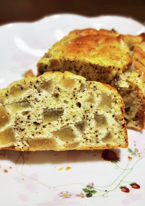 りんごと紅茶の米粉パウンドケーキ-レシピのメイン写真