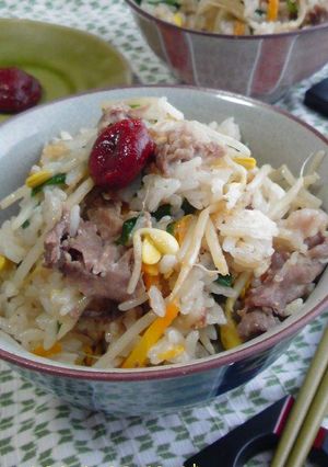 ビビンバ風♫炊き込みご飯♫♬♪-レシピのメイン写真