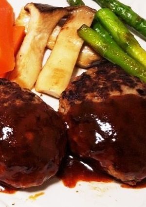 簡単ハンバーグ-レシピのメイン写真