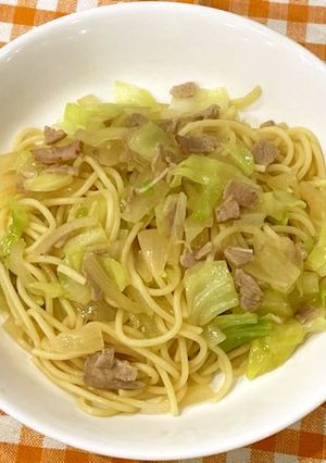 春キャベツのだしバターパスタ-レシピのメイン写真