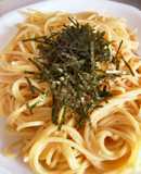 市販のソースで！濃厚明太子パスタ