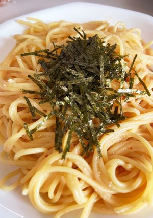 市販のソースで!濃厚明太子パスタ-レシピのメイン写真