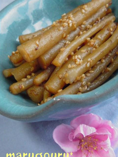 春の常備食✿酢ごぼう✿-レシピのメイン写真