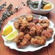 鶏むね裏技やわらかオリーブ焼き甘辛唐揚げ