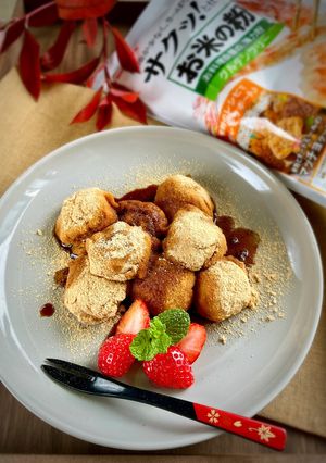 米粉活用☆とろけるオーツミルク餅-レシピのメイン写真
