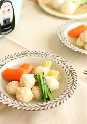 かぶと鶏団子の和風ポトフ-レシピのメイン写真