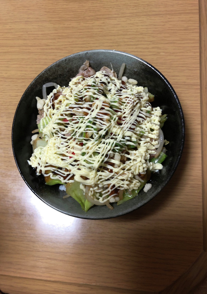 お好み焼き風丼ぶり-レシピのメイン写真
