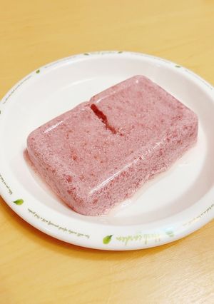 冷凍いちごピューレ使用☆牛乳寒天☆-レシピのメイン写真