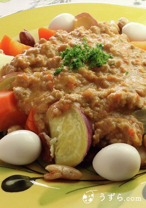 野菜と肉みそソース【うずら.com】-レシピのメイン写真