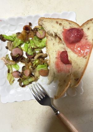 簡単！ソーセージ野菜ガーリックチーズ炒め-レシピのメイン写真