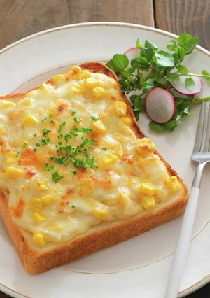 新玉ねぎのグラタンコーントースト-レシピのメイン写真