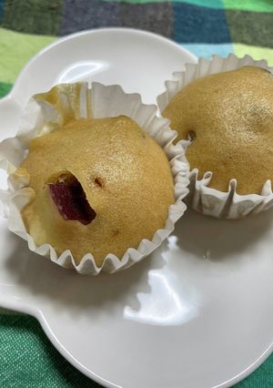 サツマイモ米粉蒸しパン-レシピのメイン写真