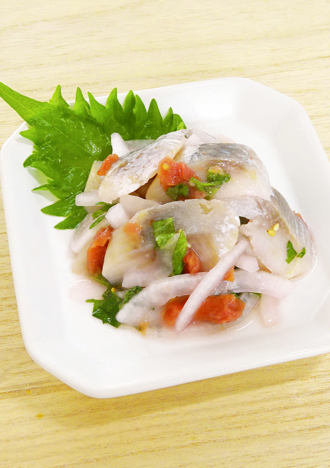 にしんと玉ねぎの梅肉和え-レシピのメイン写真