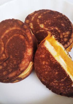 米粉でカボチャあんの大判焼き-レシピのメイン写真