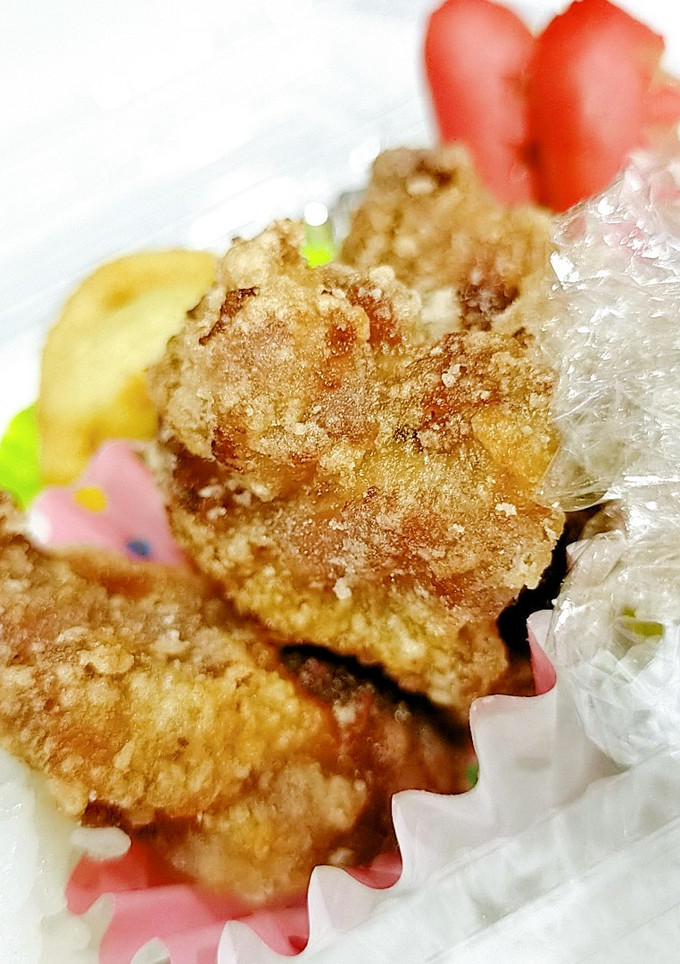 豚こまを、丸めて作る 【豚の竜田揚げ】-レシピのメイン写真