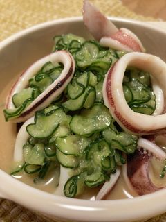 イカときゅうりの酢味噌和え-レシピのメイン写真