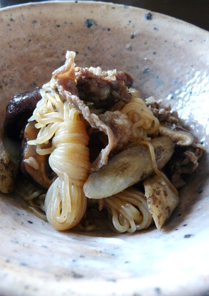 結びしらたきとごぼうの煮物-レシピのメイン写真