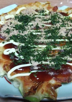 米粉活用 米粉の肉なしお好み焼き-レシピのメイン写真