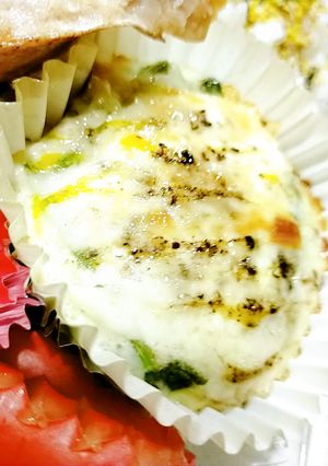 【ほうれん草のココット】-レシピのメイン写真